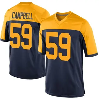 Packers #59 De'Vondre Campbell Away Nike Game Jersey Medium White