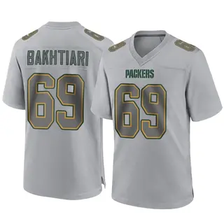 Packers #69 David Bakhtiari Away Nike Game Jersey Small White