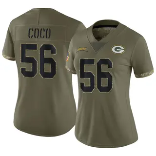 Jack Coco Youth Green Bay Packers Nike Color Rush Jersey - Legend White